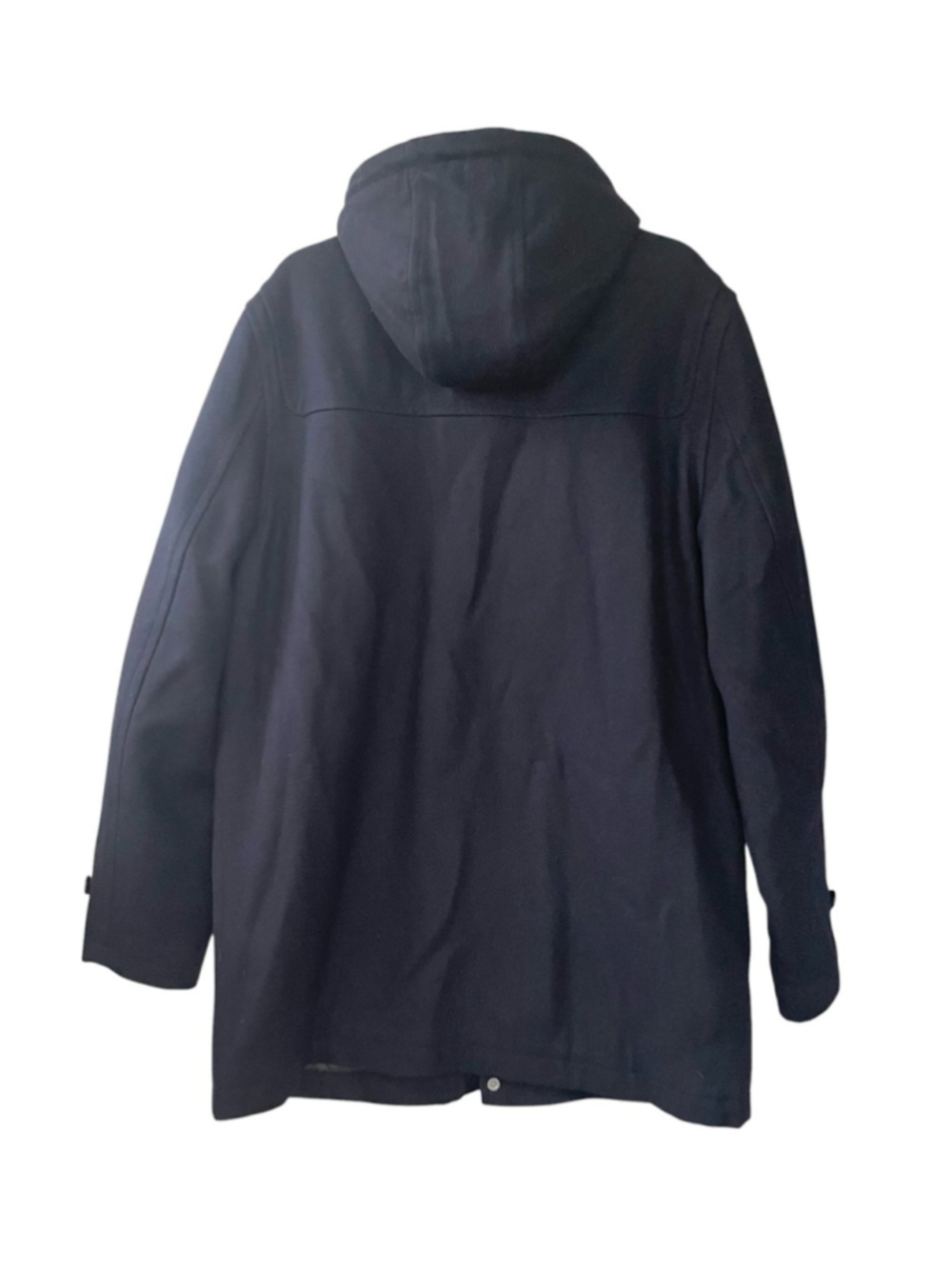Tommy Hilfiger Men’s Wool Toggle Duffle Coat with Hood Navy Blue L - Picture 7 of 13